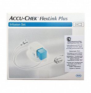 Accu-Chek FlexLink Plus Набор инфузионный канюли 8 мм 10 шт.