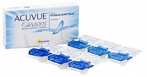 Acuvue Oasys Линзы -1,0 6 шт, радиус 8,4