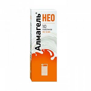 Алмагель Нео суспензия для приема внутрь 10 мл пакетики 10 шт.