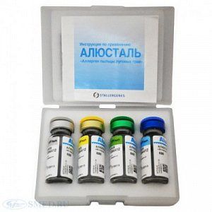 Алюсталь Аллерген пыльцы луговых трав начальный курс суспензия 5 мл 4 шт.