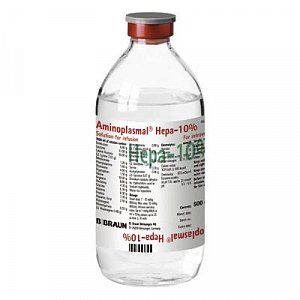 Аминоплазмаль Б. Браун Е 10 раствор для инфузий 500 мл флакон 1 шт.