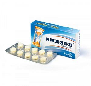 Амизон таблетки покрытые пленочной оболочкой 250 мг 20 шт.