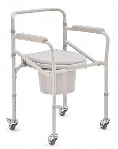 Армед кресло-коляска с сан.оснащ.д/инвалидов armed h 023b