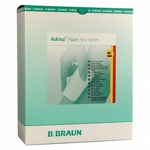 Askina Фоам повязка губчатая полиуретановая 10х10 см 10 шт.