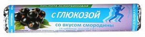 Аскорбиновая кислота с глюкозой таблетки Черная смородина 2,5 г 14 шт. Витатека