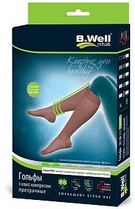 B.Well Гольфы PRO JW-111 р.4 1 класс компрессии (18-22мм) бежевые