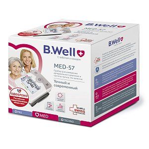 B.Well Тонометр MED-57 Intellect A автомат на запястье