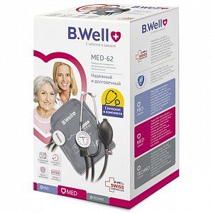 B.Well Тонометр механический MED-62 со стетоскопом размер M-L