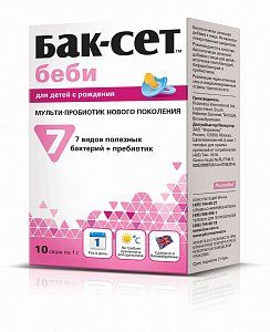 Бак-Сет Беби порошок для приема внутрь для детей 1 г саше 10 шт. (БАД)