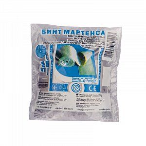 Бинт Мартенса резиновый рулон 5 м