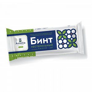 Бинт нестерильный 5 м x 10 см Амелия