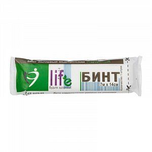 Бинт стерильный 7 м х 14 см Life