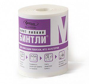 Бинтли-М бинт липкий 10 см х 15 м рулон