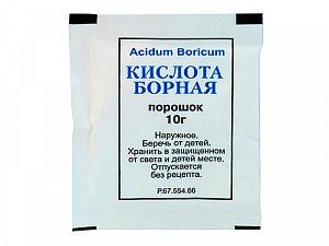 Борная кислота порошок 10 г Новация