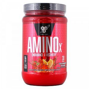 BSN AminoX Аминокислоты БЦАА порошок 435 г Клубника-Апельсин