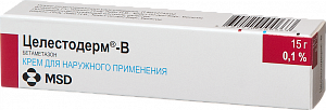 Целестодерм-В крем для наружного применения 0,1% туба 15 г