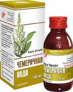 Чемеричная вода раствор для наружного применения 100 мл