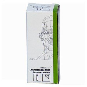 Циклофосфан лиофилизат для приготовления раствора для внутримышечного и внутривенного введения 200 мг 1 шт.