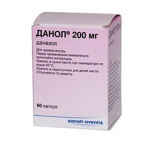 Данол капсулы 200 мг 60 шт.