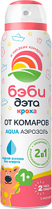 ДЭТА Aqua Беби Кроха Аэрозоль от комаров 2 в 1 100 мл