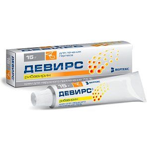 Девирс крем для наружного применения 7,5% туба 15 г