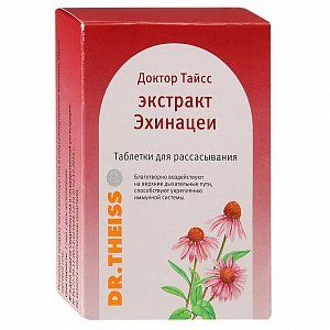 Доктор Тайсс Экстракт эхинацеи таблетки для рассасывания 24 шт. (БАД)
