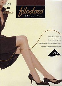 Filodoro колготки oda 40den elegance n3 cognac
