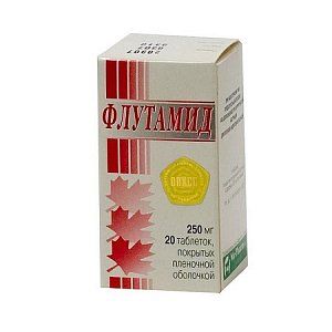 Флутамид таблетки 250 мг 20 шт. Нью-Фарм