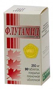 Флутамид таблетки 250 мг 90 шт. Нью-Фарм