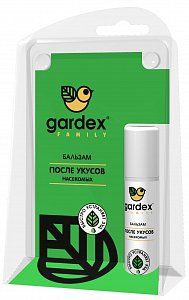 Gardex Family Бальзам после укусов насекомых 7 мл