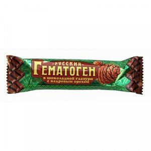 Гематоген Русский с кедровым орехом батончик 40 г