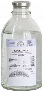 Глюкоза раствор для инфузий 5% флакон 400 мл Эском НПК