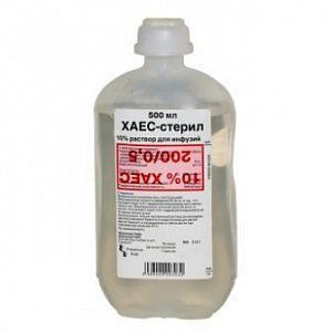 Хаес-стерил раствор для инфузий 10% 500 мл