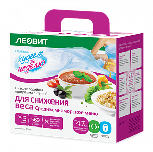 Худеем за неделю Программа питания Средиземноморское меню на 5 дней