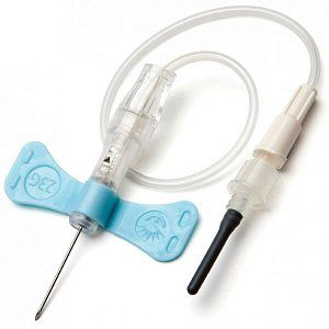 Игла бабочка G 23 темно-синяя Vogt Medical [Вогт Медикаль]