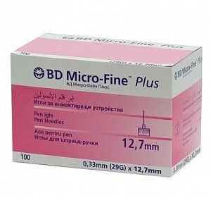 Иглы Micro-Fine+ 29G 0,33х12,7 мм 100 шт.