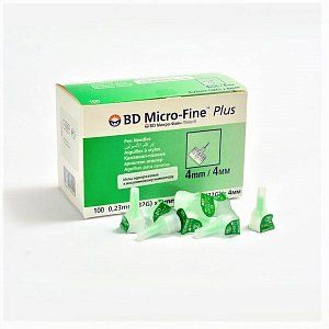 Иглы Micro-Fine+ 32G 0,23х4мм 100 шт.