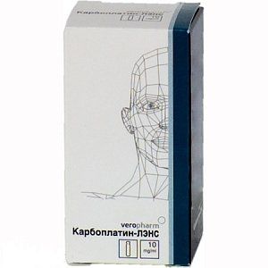 Карбоплатин-ЛЭНС концентрат для приготовления раствора для инфузий 10 мг/мл 45 мл