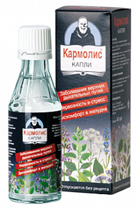 Кармолис капли для приема внутрь и наружного применения 40 мл