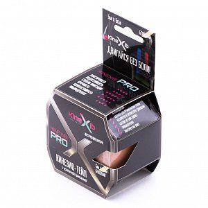 Кинезио-тейп Pro с усиленной фиксацией Бежевый 5мх5см KineXib