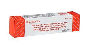Колетекс-гель-ДНК  материал гидрогелевый на основе альгината натрия с деринатом туба 100 г