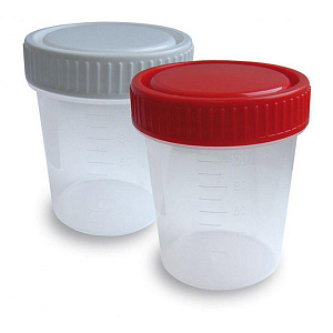 Контейнер для биоматериала стерильный 125мл универсальный