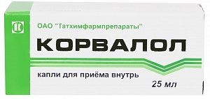 Корвалол капли для приема внутрь 25 мл ТХФП Татхимфармпрепараты