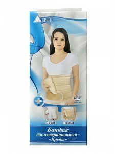 Крейт Бандаж Б-333 послеоперационный белый р.5