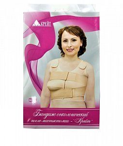 Крейт Бандаж М-201 онкологический после мастэктомии р.8 Бежевый Правый