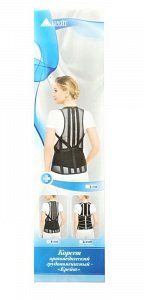 Крейт Корсет грудопоясничный Б-506 р.2 (55-65 см) рост 1, черный, ортопедический