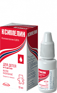 Ксимелин капли назальные 0,05% флакон-капельница 10 мл