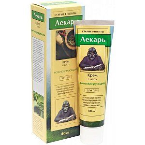 Лекарь Крем для рук Регенерирующий Алоэ регенерирующий с алоэ 50 мл