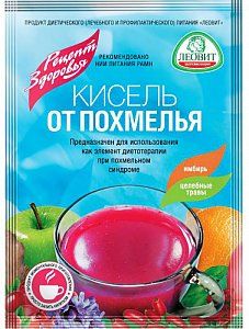 Леовит Кисель от похмелья 20 г (пакет)