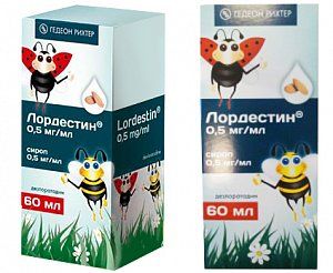 Лордестин сироп 0,5 мг/мл флакон 60 мл